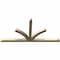 Ekena Millwork Richland Rough Sawn Timber Gable Bracket, Douglas Fir, 96"W x 48"H x 4"D x 4"F, 12/12 Pitch GBW096X48X0404RIC00RDF - alternate 2